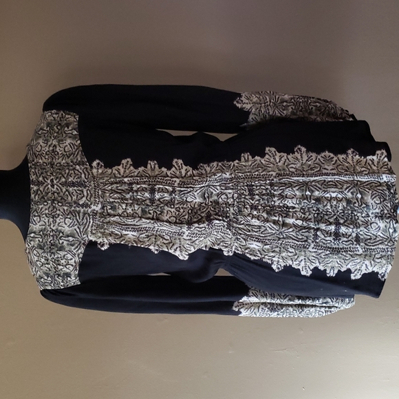 Free People Boho Long Sleeve Top Women's Size Small - Picture 3 of 11